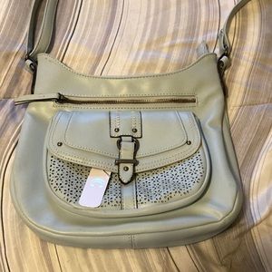 Powder blue charming Charlie’s purse